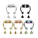 Produktbild Fake Nose Septum Ring Faux False Imitieren Magnetische Nasenringe Clip On Hufeisen Creolen Edelstahl Körper Nicht Piercing Schmuck