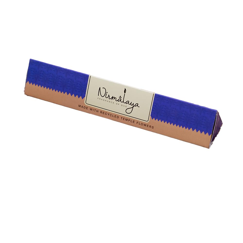 Nirmalaya Premium Luxury Natural Patchouli Incense Sticks | Bamboo Less & Charcoal Free | Pack of 40 Sticks, 100g | Ideal for Home, Office, Yoga, Meditation & Aromatherapy