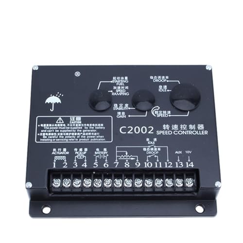 Controlador de velocidad C2002 para motor DC de generador panel inteligente de control 2