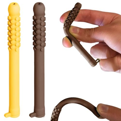 VYIBPDY 2pcs Inhalador para dejar de fumar,vio del Estrés - Palo de Respiración de Silicona Portátil Reutilizable