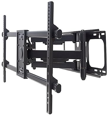 MANHATTAN Full Motion TV Wall Mount for 37-90" TVs, Adjustable Tilt & Swivel, VESA 200x200 to 800x400, Max Load 165 lbs, Extends 25", Easy Installation for Home & Office - 461290
