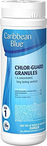 CHLOR-Guard Chlorine GRANULES by Caribbean Blue Pool & Spa Chemicals (2 LB)