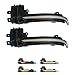 Rétroviseur latéral clignotant LED dynamique pour Audi A3 8P B8 Q3 A4 A5 A6 C6 4F S6 SQ3 A8 D3 8K RS3 RS4 S5 RS5 RS313 fumé B8.5