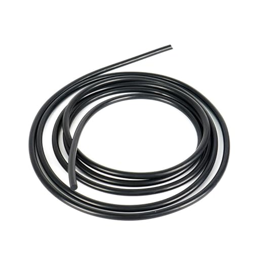 YTSMZX Bande D'Étanchéité en Silicone Solide Pleine Joint D'Étanchéité en Caoutchouc pour Vitre De Porte De Voiture Noir Length 5 Meters,Diameter 8.6mm to 9.6mm,Diameter 9mm