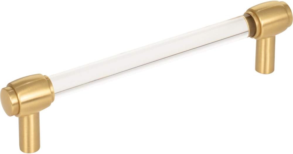 Jeffrey Alexander 128 mm Center-to-Center Brushed Gold Carmen Cabinet Bar Pull