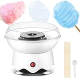 Macchina di cotone per caramelle per bambini, macchina per filati di caramelle, mini macchina portatile di cotone elettrico, macchina per dolci duri include 20 bastoncini di bambù e cucchiaio di