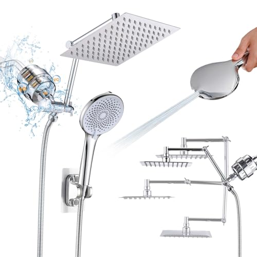 Cabezal de Ducha Filtrada PROOX con Brazo Extensible 12"