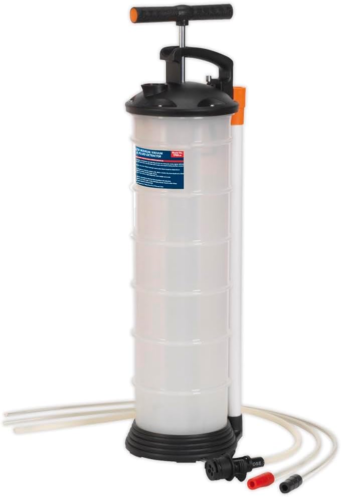 Sealey TP69 Manual Vacuum Oil and Fluid Extractor, 6.5L