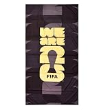 Official 2026 FIFA World Cup Emblem Black Towel – 30x60 Inch Velvet Soft, Durable Men’s & Women’s Towel – Machine Washable – Designed for the Pool, Gym, Beach, Lake or Everyday Use