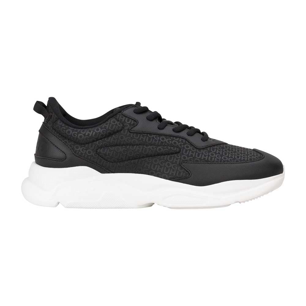 HUGO Men's Leon_Runn_Mono Running, Black, 6 UK