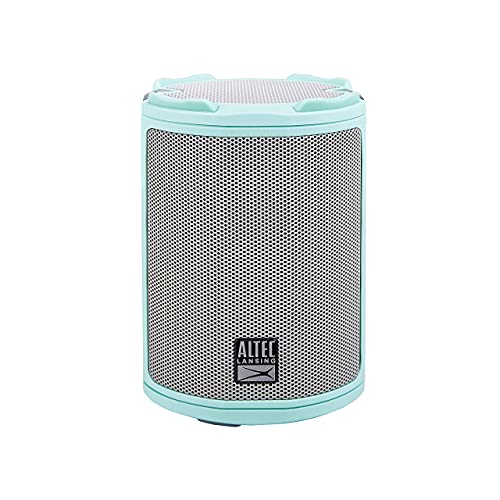 Altec Lansing HydraMotion Wireless Bluetooth Speaker with 360 Degree Sound, Portable IP67 Waterproof for Outdoors, Shockproof, Snowproof, Everything Proof, 12 Hour Playtime (Mint Green) (Renewed)
