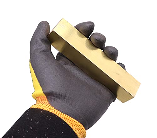 Vernuos 1 Inch X 1 Inch C360 Brass Square Bar 5 Inch Long Solid 1.00 Inch Flat Mill Stock thumb #3