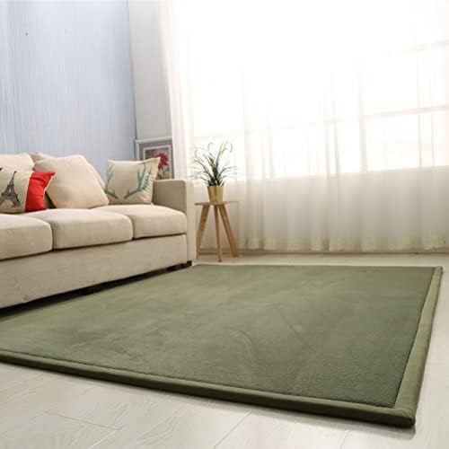 Large Foldable Baby Play Mat, Crawling Mat for Infant and Toddlers, Extra Soft Activity Floor Mat for kids Playroom Bedroom, Dark Green, 180x200cm