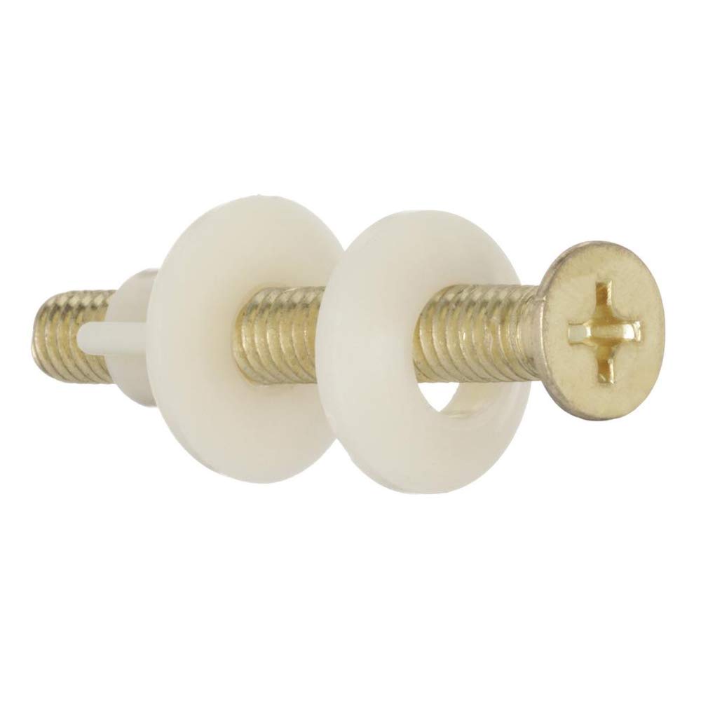 4 X Brass Toilet Seat Hinge Bolts Nuts Standard Replacement 5/16