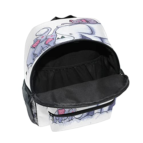 Sac à dos éléphants pour sorties d'hiver en famille des enfants - 3