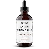 OJIO Ionic Magnesium Concentrate | Maximum Potency | Pharmaceutical Grade | Supports Healthy Chemical & Enzymes Reactions | Absorbs Easily | 400mg per Serving - 4 Fl Oz (Pack of 1)