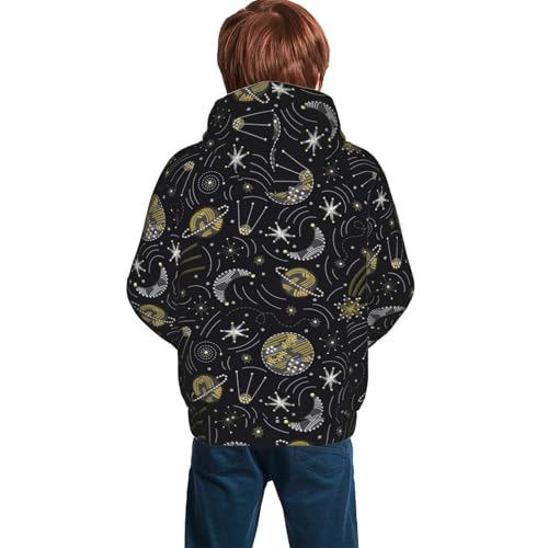 Planet Kid Hoodies Boys Sweatshirts Girls Pullover with Pocket4