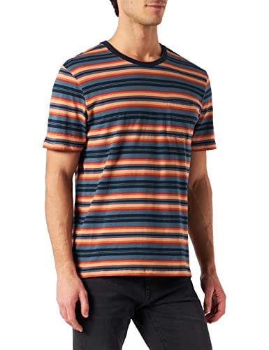Hurley Herren M Steamer Stripe Ss Pkt T-Shirt, blau (Armory Navy), M Cover