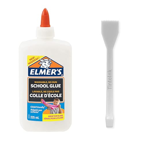 Image of Elmers PVA Glue | White Glue | Choose Size | Washable & Kid Friendly | Great for Arts & Crafts Projects | Back to School Favourites (Medium 225ml)