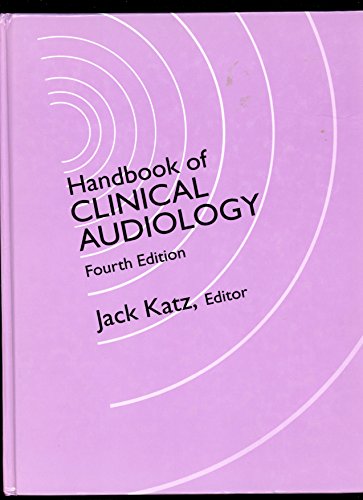 Handbook of Clinical Audiology by Jack, Ph.D. Katz (1994-01-15)
