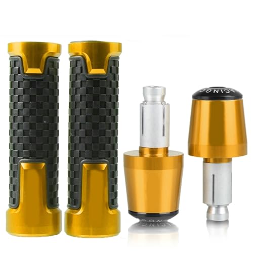 Poignées de guidon moto 22mm avec embouts pour CBR 600 900 1000 RR F