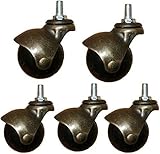 Facile à installer : roulettes de meubles avec tige filetée M8/M10, livrées avec une clé à vis pour une connexion facile au bas du meuble et de l'équipement.