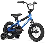 cubsala 12 Inch Kids Bike for 1 2 3 4 Years Old Boys Girls Beiginner Toddlers Riders BMX Style Bicycle with Training Wheels Coaster Brake, Sky Blue