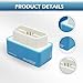Hugwits 2 PCS Car Power Upgrade Fuel Saving, OBD2 ECOOBD2 Automotive Plug and Driver Single Plate, Economic Fuel Saving 15%, Compatible with Diesel Fuel Vehicle (Blue)