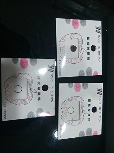 Home-Button aus gebürstetem Metall, Schwarz für alle iPhone, iPad und iPod