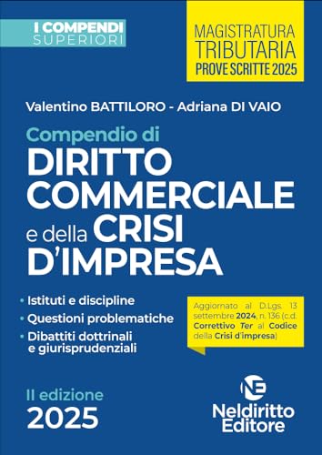 Compendio Superiore Di Diritto Commerciale E Della Crisi Di Impresa 2025