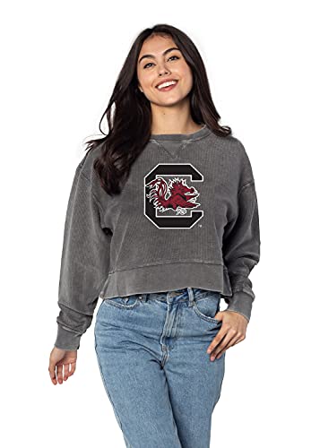 Image of chicka-d NCAA womens Corded Boxy Pullover