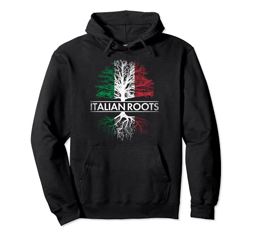 Italian Italy Flag Pride Country Home Family Roots Tree Gift Sweat à Capuche