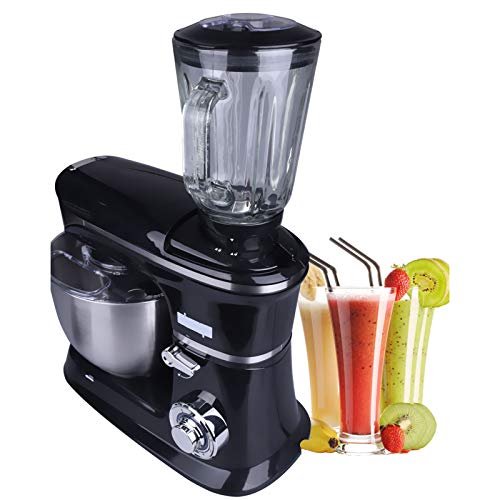 1300W Lebensmittel Küchenmaschine, 3 in 1 Multifunktionsküchenmaschine Mit 6.5L Food Grade Schüssel, Fleischwolf, Full… – Bild 5