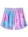 Arshiner Teen Girls Short Set Cotton Tie Dye Short Sleeve Crop Top and Short Clothing Set Trendy 2 Pieces Outfits 10-12 Years
