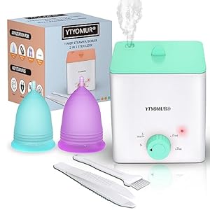 YTYOMUR Menstrual Cup Steamer Steri...