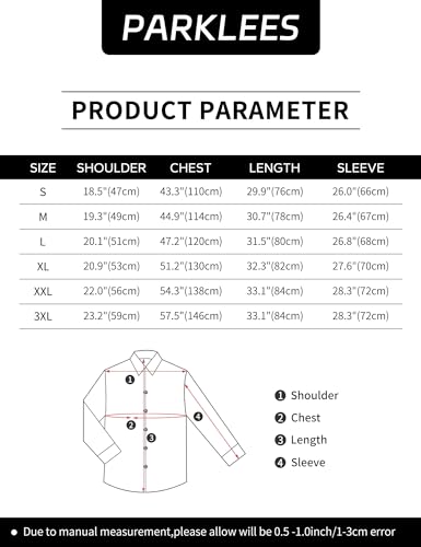 Parklees PPPQY01-COFFEE-XXL Men'S Linen 70S Hippie Traditional Style Pattern Printed Long Sleeve Button Up Shirt Coffee Xx-Large thumb #6