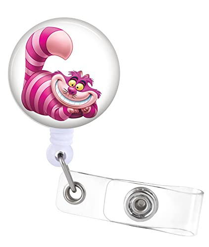 Badge Reel Holder with ID Clip Cartoon Cat ZJK773