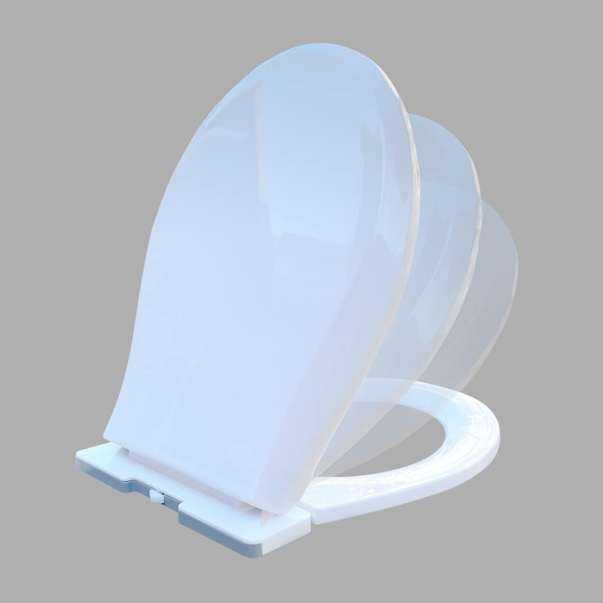 Renovators Supply Manufacturing Toddler Potty Training Seat 12.25 In. X 10.25 In. Round White Plastic Slow Close Toilet Seat For Children