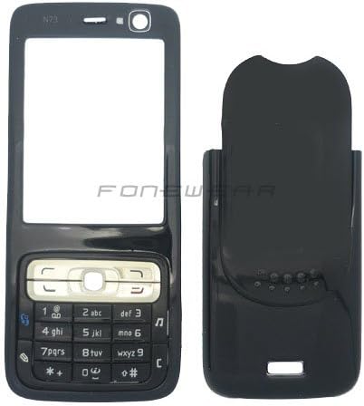NEW BLACK REPLACEMENT FASCIA COVER HOUSING FOR NOKIA N73
