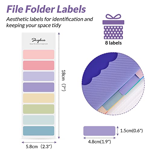 Skydue Accordion File Organizer, 13 Pockets File Folders, Letter Size/A4 Expanding File Folder With Colored Tabs And Expandable Cover, Suit For Classroom, Home, Office And Travel #TOP6