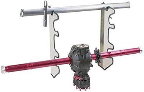 Speedway Motors Sprint Midget Axle Trailer Mount Rack Aluminum Storage Holder for 2 to 2-1/2 Inch Axles Holds Front and Rear Assemblies 31 x 12.5