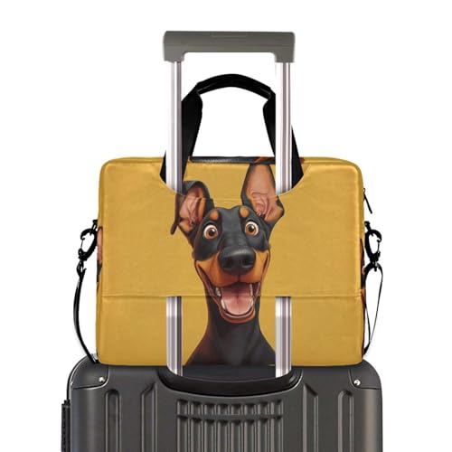 Funda para laptop de 15.6 pulgadas con correa y asa miniatura 2