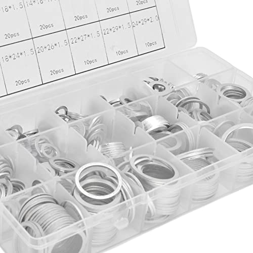 Fafeicy Kit Rondelle in Alluminio 450 Pezzi