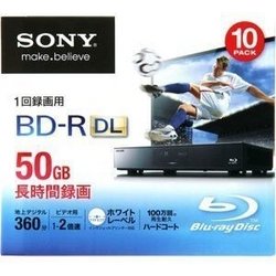 Amazon.co.jp: SONY 録画用ブルーレイディスクBD-R DL 1-2倍速対応 