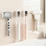 GZhaimai Juego de soporte para maquinilla de afeitar, autoadhesivo ABS PS resistente al