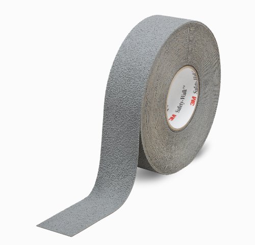 Image of 3M Safety-Walk Slip-Resistant Medium Resilient Tapes & Treads 370, Gray, 1 in x 60 ft, Roll