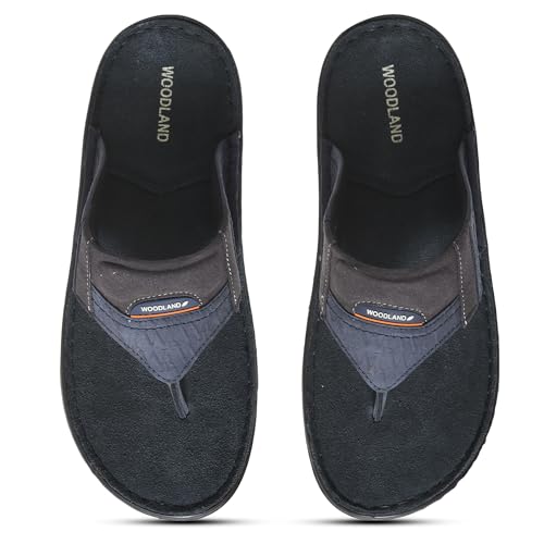 Image of Woodland Men's Leather Slippers