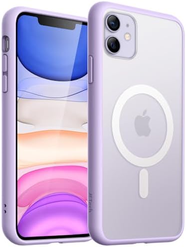 BaHaHoues For IPhone 13 Case IPhone 14 Case Compatible With MagSafe For IPhone 13 Phone Case With Screen Protector, Translucent Matte Slim Protective Case For IPhone 13 & IPhone 14, Tender Pink - View #9