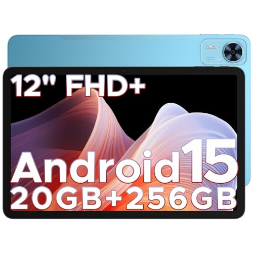 DOOGEE T36 Tablet Android 15, Tablet 12 Pulgadas 2.4K FHD+ 90Hz, 20GB+256GB(2TB/TF), Tablet...
