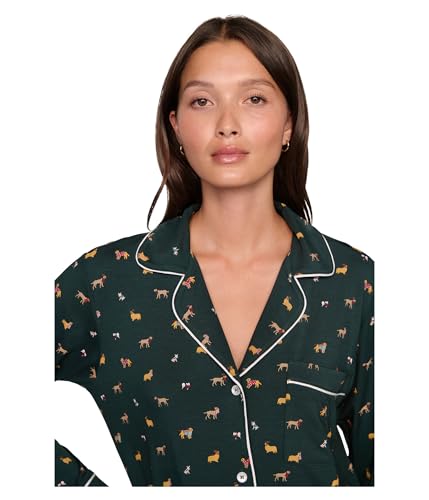 Image of Eberjey Women's Gisele Printed Long PJ Set